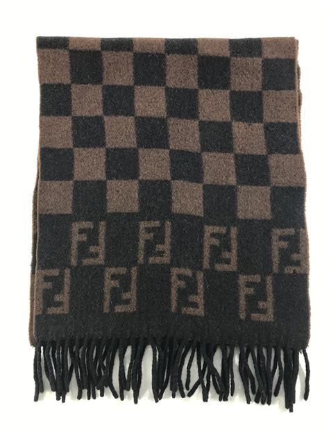 fendi scarf vintage|vintage fendi wool scarf.